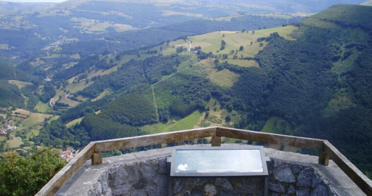 El mirador de Aja en Soba, Cantabria: una vista panorámica impresionante