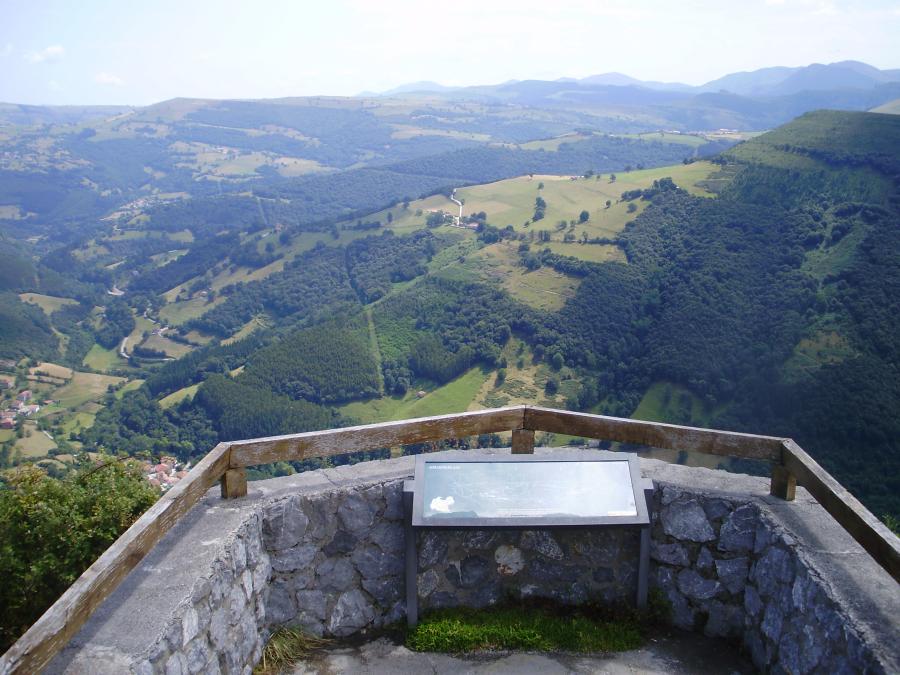 El mirador de Aja en Soba, Cantabria: una vista panorámica impresionante